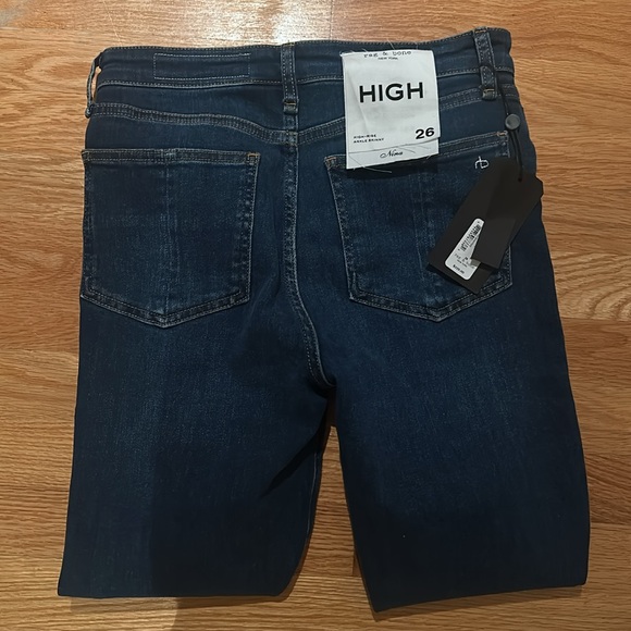 SOLD OUT Rag & Bone Nina High Rise Skinny Ankle Jeans size 26 NWT in Jasper - Picture 3 of 4